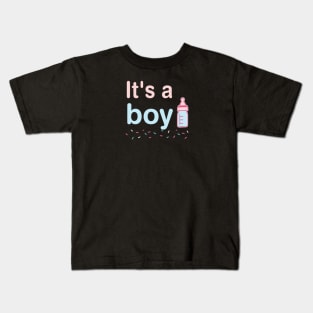 it's a boy gender reveal Kids T-Shirt